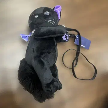 ANNA SUI mini 검은 고양이 봉제 인형 숄더백
