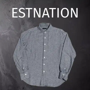 새상품급 ESTNATION 하운드투스 셔츠 [ M ] 플란넬 원단