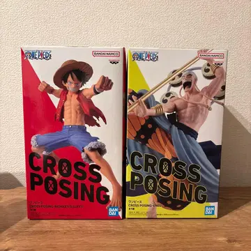 원피스 CROSS POSING 피규어 루피 에넬 2체 세트