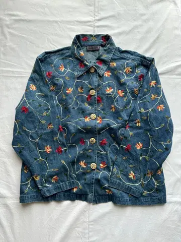 flower embroidery jacket
