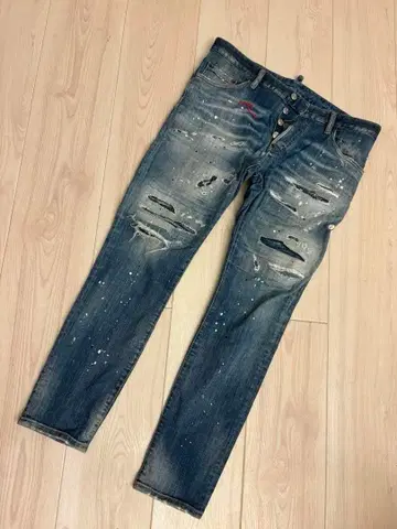 DSQUARED2 디스퀘어드2 데미지 데님 50