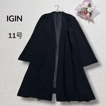 [ 도쿄 이긴 ] 블랙 포멀 성숙한 고급스러움 시어한 느낌 드레이프 가디건 L