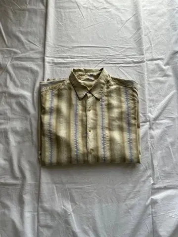stripe silk shirt