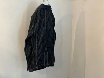 00s ARMANI JEANS STRIPE DENIM JACKET