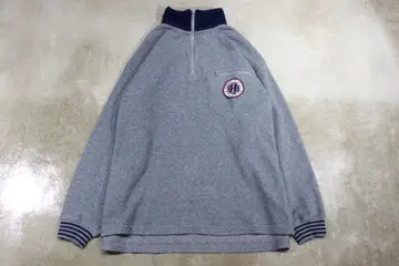 90s TOMMY HILFIGER 하프 집 플리스