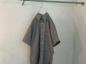 90~00s VAN HEUSEN S/S 커스텀 그레이 셔츠