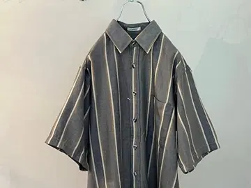 90s ARROW SPORT S/S stripe shirt