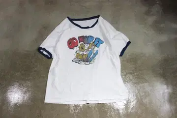 90s 링거 티셔츠 Drunk 'Go for it'