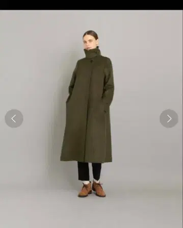 스티븐 앨런 울 비버 텐트 코트 모카
