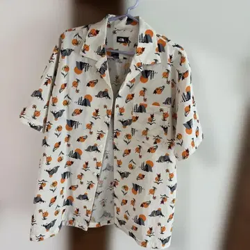THE NORTH FACE 올 패턴 반팔 셔츠 XL