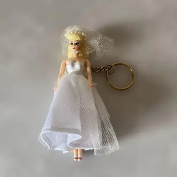 빈티지 바비 키체인 (웨딩 데이)