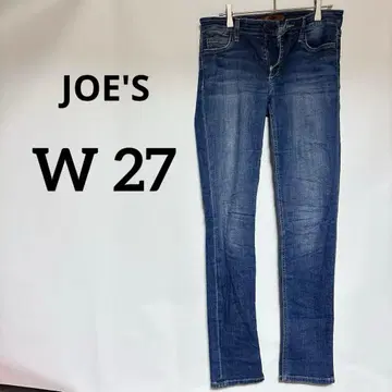 새상품급 JOE'S [ W 27 ] 미드 라이즈 스키니 데님 블루