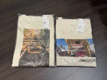 에반게리온 UNIQLO 콜라보 아스카 선로 토트백 기간 한정 가격 인하