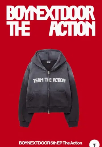 BOYNEXETDOOR THE ACTION 후드티 (트레이딩 카드 1장 포함)