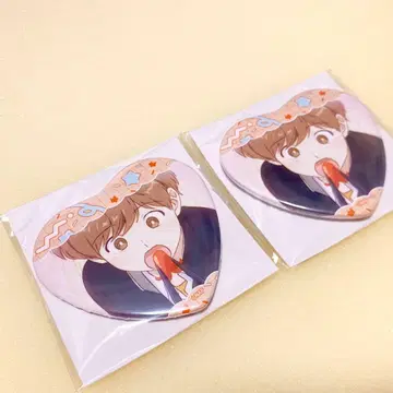힘내라! 나카무라 군!! 하트 캔뱃지 2개 세트