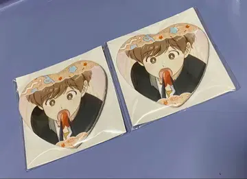 힘내라! 나카무라 군!! 히로세 아이키 하트 캔뱃지 2개 세트
