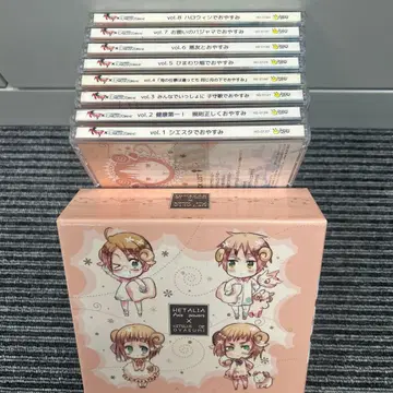 헤타리아 양으로 잘 자 시리즈 vol.1~8 초회 카드, BOX 포함