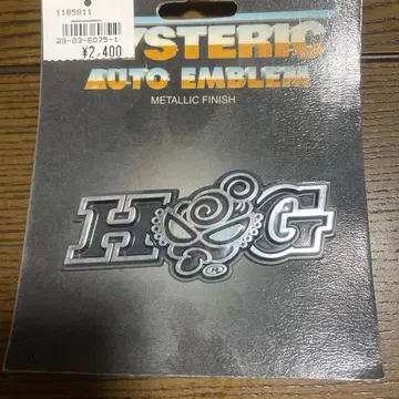 HYSTERIC GLAMOUR AUTO EMBLEM