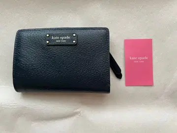 미사용 케이트 스페이드 kate spade 지갑 접이식 지갑 네이비