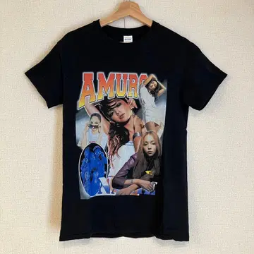 아무로 나미에 BOOTLEG RAP TEE 아티스트 티셔츠