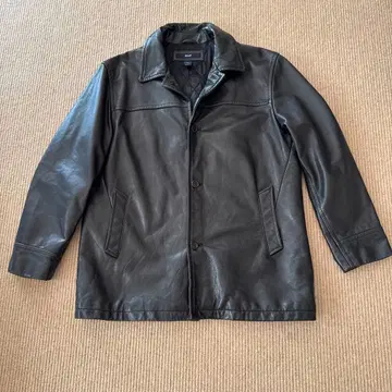 GAP 가죽 자켓 블랙 XL