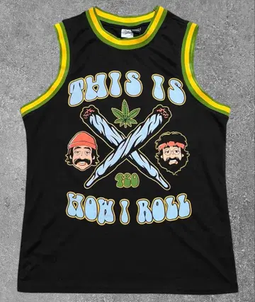 CHEECH&CHONG 치치&총 탱크탑 마리화나 레게
