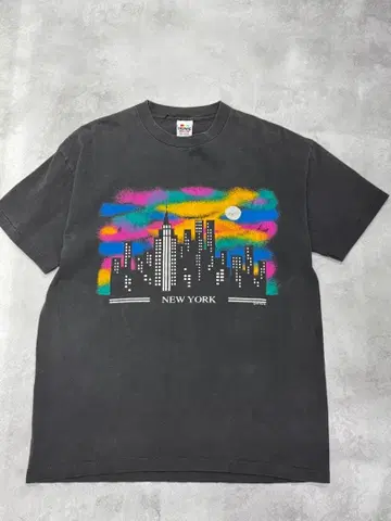 VINTAGE 1991 시그널 스포츠 뉴욕 티셔츠