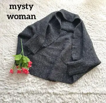 mysty woman 미스티우먼 [ 린넨 알파카 울 ] [ 겉옷 ] 볼레로 M