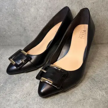 미사용급 Pitti 피티 펌프스 버클 스틸레토 22