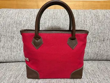 bonfanti 핸드백 가죽 캔버스 이탈리아제