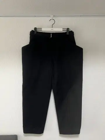 Sacai 25SS 코튼 치노 팬츠 블랙