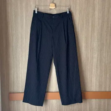 UNITED ARROWS 스트라이프 와이드 슬랙스
