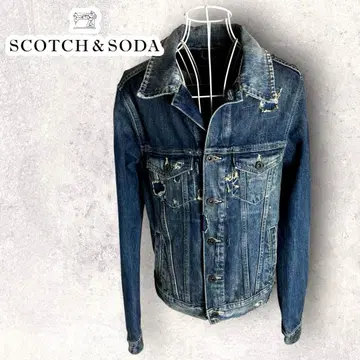 SCOTCH&SODA 데미지 데님 자켓