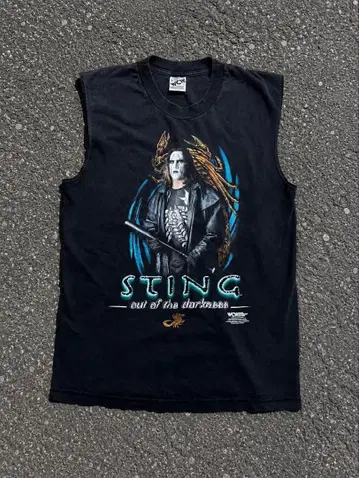 90s WCW STING 스팅 빈티지 티셔츠 탱크탑
