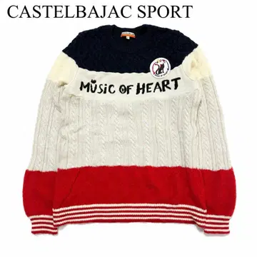 CASTELBAJAC 까스텔바작 니트 스웨터 울 케이블 짜임