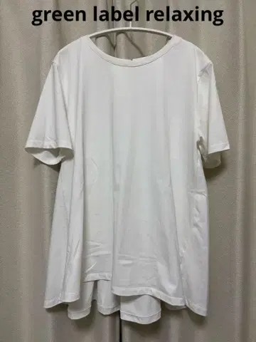 그린 라벨 릴랙싱 백 플레어 티셔츠 접촉 냉감 UV 컷