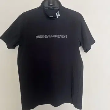 ZERO HALLIBURTON 골프 모크넥 셔츠 블랙 M