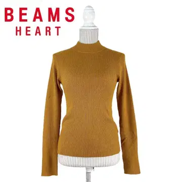 04T612 BEAMS HEART 하이넥 니트 스웨터 봄/가을