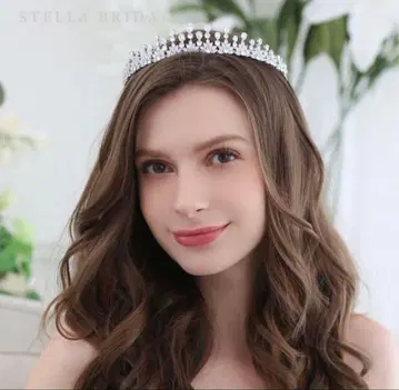 STELLA BRIDAL 실버 티아라