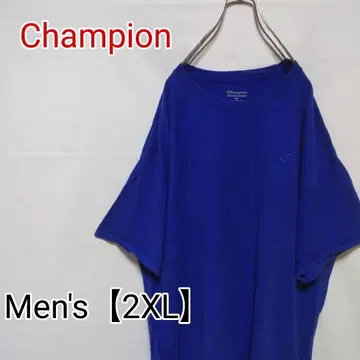 S8 [ US 수입 ] Champion(챔피온) T셔츠 [ 남성용 2XL ] 블루