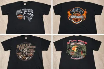 Harley-Davidson T셔츠 양면 프린트 2장 세트
