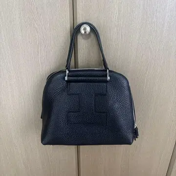 이아쿠치 2way 기브리 M 핸드백 가죽 블랙 이탈리아제