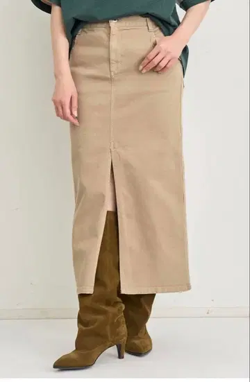 새상품 라빠르망 GARMENT DYE TIGHT SK