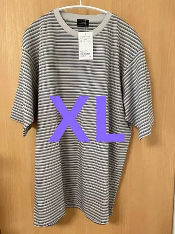 그린 레이블 릴랙싱 보더 티셔츠 XL
