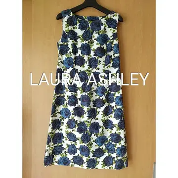LAURA ASHLEY 파란 장미 원피스 로라 애슐리