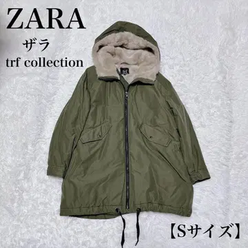 ZARA trf collection 충전솜 모즈 코트 S 사이즈 카키