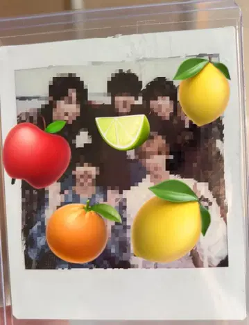 M!LK 직필 사인 폴라로이드
