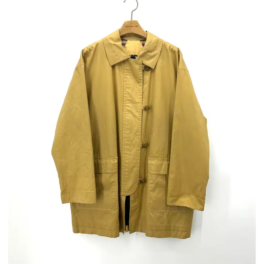 [BURBERRY'S] 빈티지 버버리 체크라이닝 하프코트