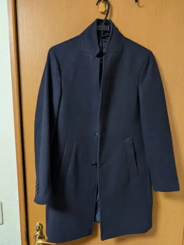 ZARA 네이비 체스터 코트 [ ZARA size S ]