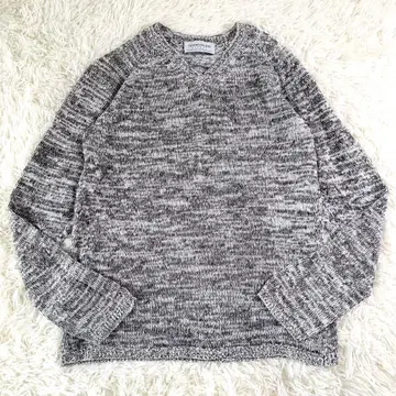 투모로우랜드 tricot 린넨 혼방 썸머 니트 그레이 S